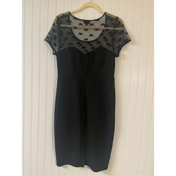 Torrid little black dress mesh bodice sz 14 - Picture 6 of 10